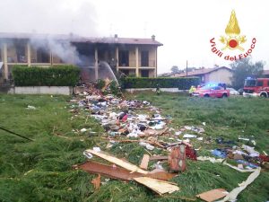 Fino Mornasco - Esplosione villetta