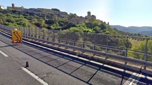 Il viadotto di Montoro sul raccordo Terni-Orte