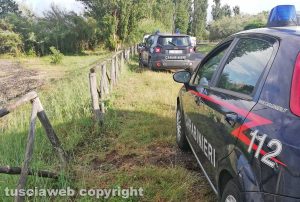 Intervento dei carabinieri