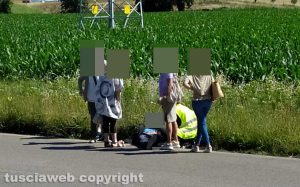 Viterbo - Auto contro moto sulla Cassia Nord