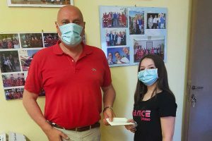 I diplomati dell'agrario Agosti donano 660 euro alla croce rossa di Bagnoregio