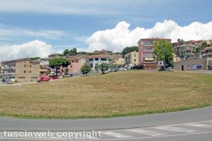 Tarquinia - L'area dove sorgerà il parcheggio