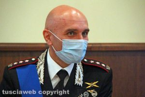 Viterbo - il comandante provinciale dei carabinieri Andrea Antonazzo