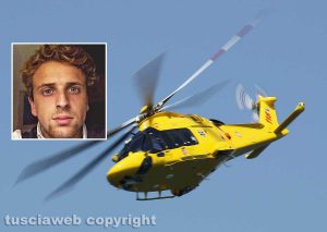 Grave incidente con la moto - L'ex giocatore di Pallanuoto Raffaele Trua trasportato al Gemelli
