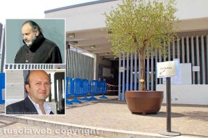 Nei riquadri Daniele Califano e l'ex direttore di banca Antonio Pasquini