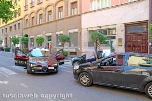 Viterbo - Operazione dei carabinieri in centro