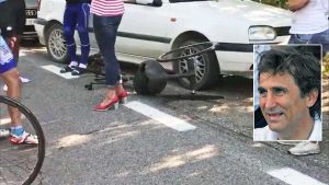 Pienza - L'incidente in cui è rimasto coinvolto Alex Zanardi