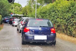 Montalto di Castro - Code all'uscita dalla Marina