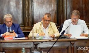 Viterbo - Consiglio comunale - Arena, Contardo e Ubertini