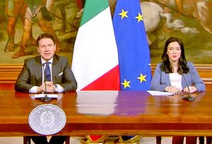 Giuseppe Conte e Lucia Azzolina