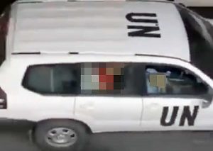 L'auto dell'Onu