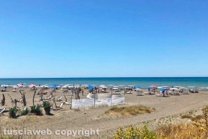 Una domenica d'estate a Tarquinia lido