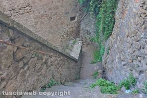 Viterbo - Degrado in via delle Mole