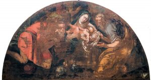 Acquapendente - L'adorazione di pastori riconducibile a Giacomo Stella