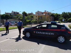 I controlli dei carabinieri di Montefiascone - Immagine di repertorio