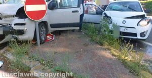 Viterbo - Incidente sulla Teverina