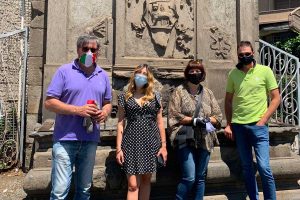 Viterbo - Ripulito il fontanile di piazzale Gramsci
