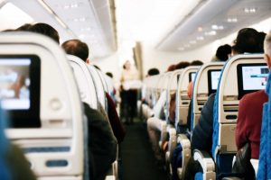 L'interno di un aereo