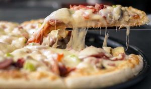 Una pizza