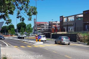 Viterbo - La nuova rotatoria tra Cassia nord e via Villanova