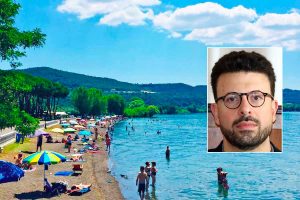 Bolsena - Nel riquadro: Andrea Di Sorte