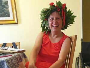 Mariarosa Fonti il giorno della laurea