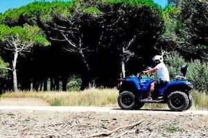 Tarquinia - Un quad per il controllo delle spiagge