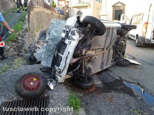 Montefiascone - Incidente sulla Umbro-Casentinese