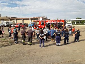 Tarquinia - La giornata dell'Aeopc con i bambini della cooperativa sociale Serena