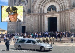 Orvieto – I funerali di Maurizio Pagliaroli