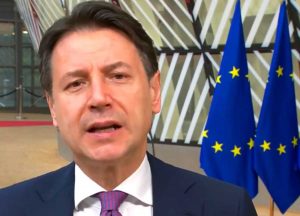 Bruxelles - Il premier Giuseppe Conte al consiglio europeo