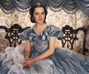 Olivia de Havilland nel ruolo di Melania di "Via col vento"