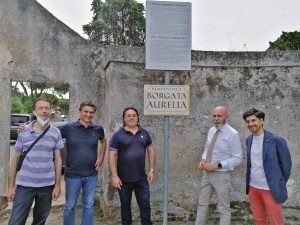 Civitavecchia - Il sindaco Ernesto Tedesco a Borgata Aurelia