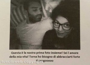L'ultimo messaggio di Sestina Arcuri a Andrea Landolfi