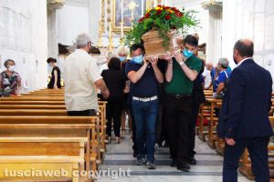 Viterbo - I funerali di Rodolfo Perazzino