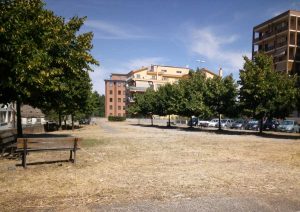 Viterbo - Il parco Aleramo ripulito