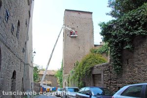 Viterbo - La torre del seminario detta anche della massoneria