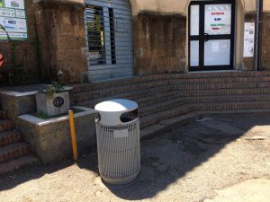 Civitavecchia - Nuovi contenitori per rifiuti alla borgata Aurelia