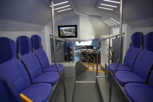 Treno Rock - L'interno