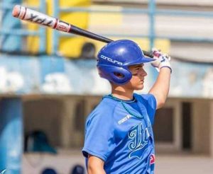 Samuele Bruno in battuta