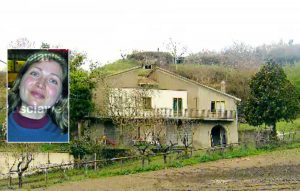 Giallo di Gradoli - La villetta di via Cannicelle - Nel riquadro: Tatiana Ceoban
