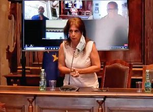 Laura Allegrini in consiglio comunale