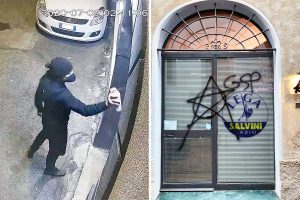 Vandalizzate le sedi della Lega di Tarquinia