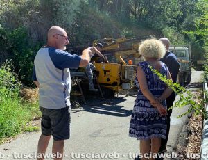 Viterbo - Strada Fonte - Lavori di carotaggio
