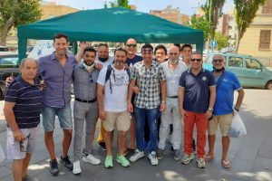 Civitavecchia - La raccolta firme della Lega
