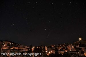 La cometo Neowise fotografata da Francesco Rita