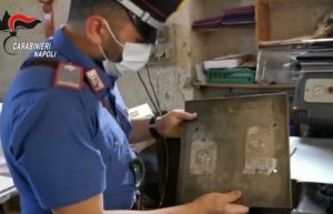 La stamperia sequestrata