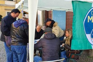 Il gazebo di Fratelli d'Italia