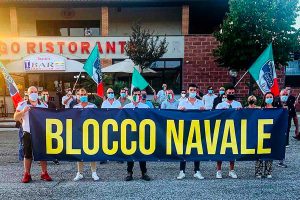 Orte - La manifestazione di Fratelli d'Italia