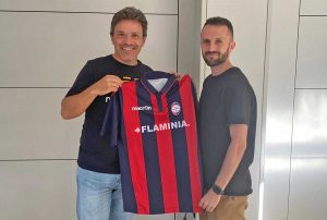 Antonio Pagliaroli con il presidente Francesco Bravini